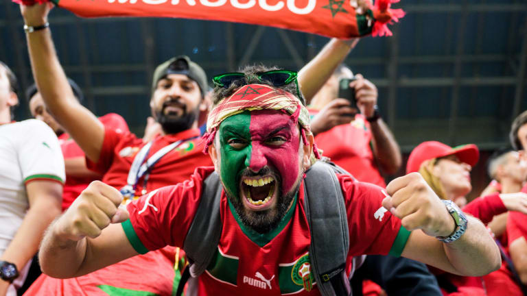 55 mil hinchas de Marruecos hicieron espectacular entrada en semifinal